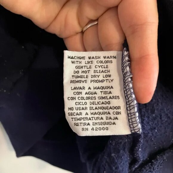 Ugly Christmas Vintage Nutcracker Navy Blue Snowman Christmas Tree Sweater - Picture 3 of 6